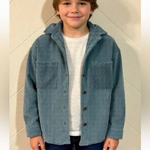 Blue Corduroy Aeropostale Jacket kids 14